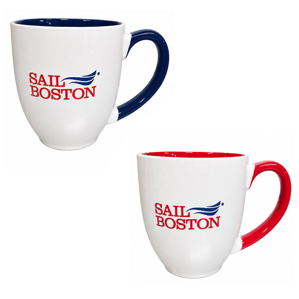 Sail Boston Two-Toned Bistro 16 oz Mug
