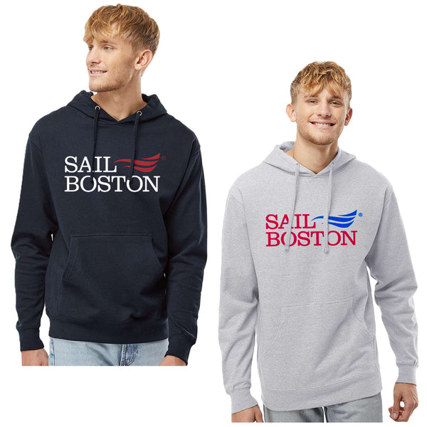 Sail Boston Primary Logo Hoodie Sweatshirt - Available Colors 