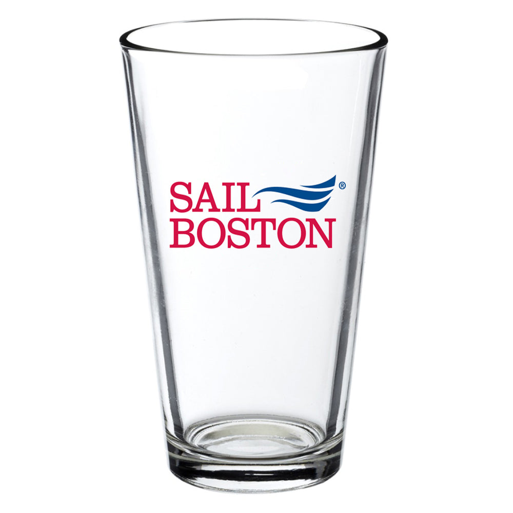 Sail Boston Primary Logo Pint Glass