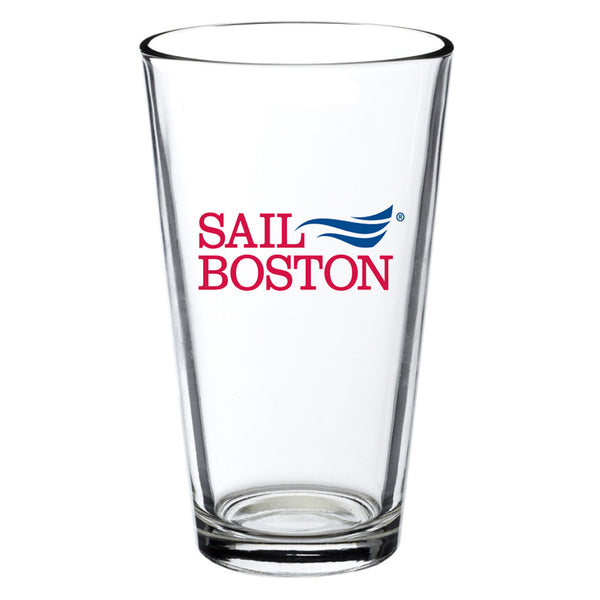 Sail Boston Primary Logo Pint Glass